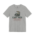 Cart Path Tire and Auto T-Shirt
