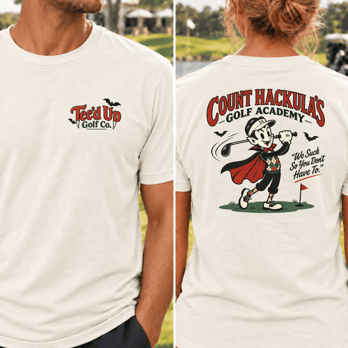 Count Hackula's Golf Academy T-Shirt