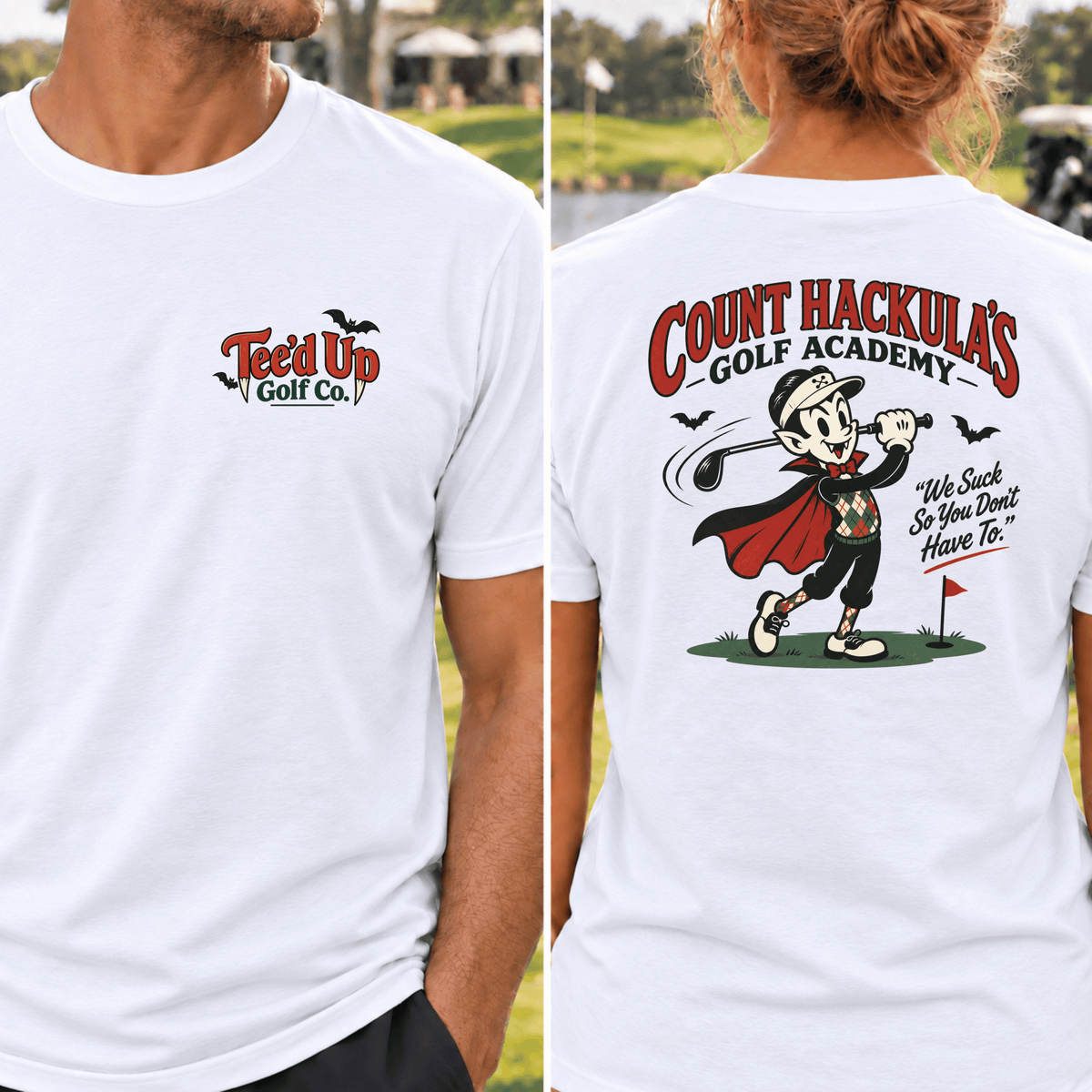Count Hackula's Golf Academy T-Shirt